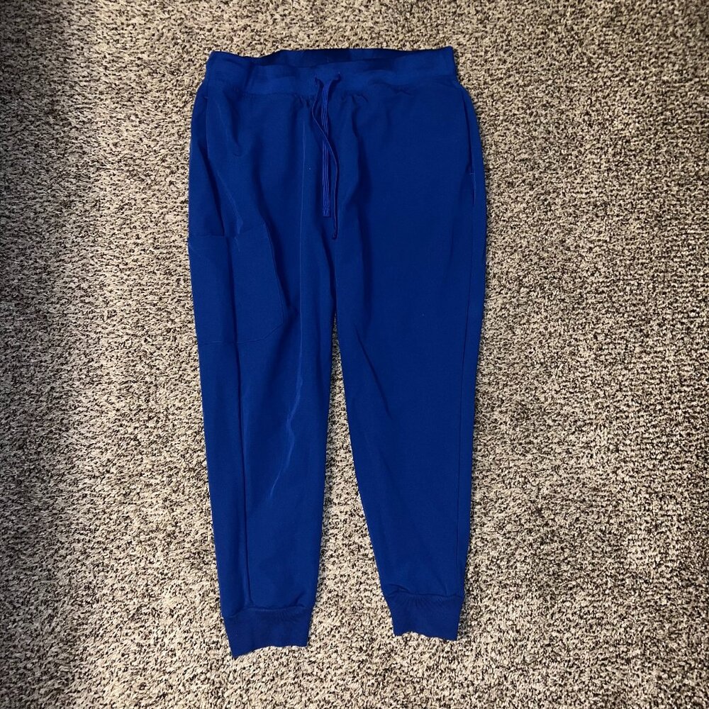 Mandala Womens High Waisted Joggers Galaxy Blue